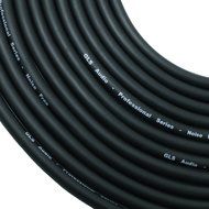 GLS Audio 25ft Patch Cable Cords - XLR Female To 1/4" TRS Black Cables - 25' Balanced Snake Cord (NOTE: THIS IS... N4