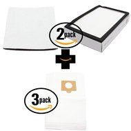 9 Replacement Panasonic MC-CG902-00 Vacuum Bags, 2 HEPA Filter &amp; 2 Foam Filter - Compatible Panasonic C-5 Vacuum...