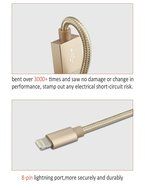 iPhone Charger, X-cable Nylon Braided Apple Lightning Cable USB Sync Cord for iPhone SE/ iPhone 6S 6/6s plus/6... N13