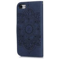 iPhone 7 Case (4.7 inch) - Wallet Folio Flip Embossed Campanula PU Leather Case with Stand Card Slots Slim Fit... N26