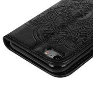 iPhone 7 Case (4.7 inch) - Wallet Folio Flip Embossed Campanula PU Leather Case with Stand Card Slots Slim Fit... N37