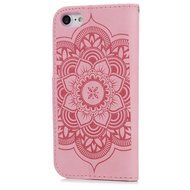iPhone 7 Case (4.7 inch) - Wallet Folio Flip Embossed Campanula PU Leather Case with Stand Card Slots Slim Fit... N41