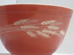 Vintage Pyrex Autumn Harvest Mixing Bowl 401 750 ML N2