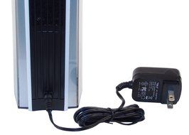 Tower Air Cleaner with Turbo Fan - Air Innovations, Silver Tone. N5