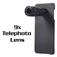 5 in 1 Mobile Phone Lens Kit, [9X Telephoto Telescope] [0.63x Wide Angle] [0.4X Super Wide Angle ] [180&deg; Fisheye... N19