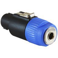 GLS Audio Speaker Plug Adapter 1/4" to Twist Lock 4 Pole &amp; 2 Pole - Compatible with Neutrik Speakon NA4LJ, NA4LJX... N4