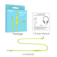 Jabees AUC101 3 Feet 3.5mm Male to 3.5mm Male Stereo AUX Replacement Headphone Audio Cable with In-Line Remote... N17