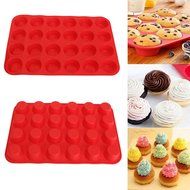 Hanperal Mini Muffin Pan，24 Cups Portion Control Baking Pans， Non Stick Food Grade Siicone Mold Versatile Heat... N6