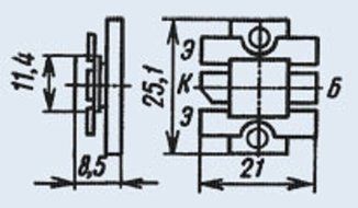 Transistor Silicon KT9116A analogue SD1015, TPV-394 USSR 1 pcs N2