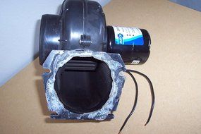 JABSCO 35400-0000 / Jabsco 4&quot; 250 CFM Flangemount Blower - 12V N4