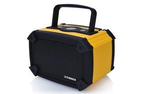 Fisher Waterproof Wireless Stereo Boombox, Bluetooth Enabled, Built-In Microphone, Shockproof and Dustproof Ultra-Portable... N10