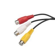 15ft 3 RCA male to female Extension Audio Composite Component Video Cable DVD N3