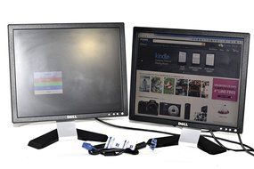 Dell 17 inch E177FP Black Flat LCD Set of 2 (Discontinued by Manufacturer) N4