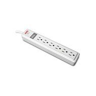 APC P62 Essential SurgeArrest 6-Outlet, 120-Vaults and 2.5Feet Surge Protector