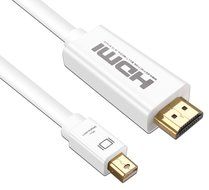 A-tech 25ft Mini Displayport (Mini Dp) to Hdmi Male Adapter Cable for Apple Macbook, Macbook Pro, Macbook Air... N11