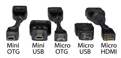 BobjGear Cable Adapter Set 5-Pack of Most Commonly Needed Adapters for Tablets and Devices: Micro USB OTG; Mini... N6