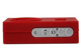 Lexon Tykho Rubber Radio, Red N3