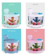 Dewel 460ml Cool Mist Ultrasonic Humidifier Personal USB Humidifier Air Diffuser Purifier Baby Humidifiers with... N5