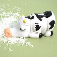 Wrapables Animal Mini Tabletop Vacuum, Cow - Cordless