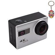 Boblov F68 4K Ultra HD 2160P Novatek 96660 Clip 170&deg;Wide Angle 12MP WiFi Action Camera Silver N3