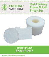 Shark NV42 Foam &amp; Felt Filter Kit, Part # XFF36, Designed &amp; Engineered by Crucial Vacuum