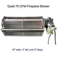 Quiet 160 CFM Fireplace Blower Gas Insert Universal Replacement Fan Kit 3307 N6