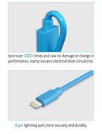 iPhone Charger, X-cable Nylon Braided Apple Lightning Cable USB Sync Cord for iPhone SE/ iPhone 6S 6/6s plus/6... N16