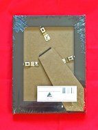 Modern Stylish Black &amp; Silver Photo Picture Frame 8"x6"
