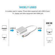 USB HDMI Adapter, VANDESAIL USB 3.0 to HDMI External Video Card Multi Monitor Adapter with Gold Plated for Windows... N33
