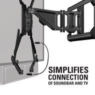 Sanus Soundbar Mount for Most Soundbars up to 15 lbs - Features Simple Install and Tool-Free Adjustments - Compatible... N7