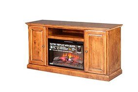 Forest Designs FD-B4475B- TAU-48w-UO Traditional Alder Fireplace, 48" W x 30" H x 18" D, Unfinished Oak N3