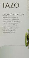 Tazo Cucumber White 20 Bags N6