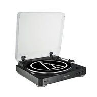 Audio Technica AT-LP60BK Fully Automatic Belt Driven Stereo Turntable bundled with the AT-6012 record cleaner... N2