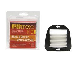 3M Filtrete Black &amp; Decker VF20 &amp; WVF30 Allergen Vacuum Filter, 1 Pack