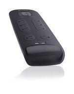 Belkin 8-Outlet AV Power Strip Surge Protector with 6-Foot Power Cord and Telephone Protection, 3000 Joules (BV108200... N5