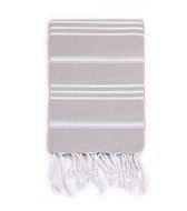 Turkish-T Basic Hand Towel - Black N24