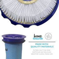 Dyson DC41, DC65 &amp; DC66 HEPA Home Revolution Replacement Filter &amp; Washable Pre Filter N2