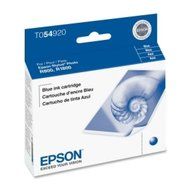 Epson T054920 Blue OEM Genuine Inkjet/Ink Cartridge (400 Yield) - Retail