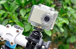 1080p Waterproof Sports Action Camera with 130 Degree Wide Angle Lens - 4x Digital Zoom, 2 Inch Touch Screen N8