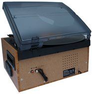 Boytone BT-21DJW-C, 3 Speed Turntable Ability to convert vinyl record, CD, Cassette, AM/FM Radio into MP3 files... N3