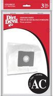 Dirt Devil Type AC Vacuum Bags (3-Pack), AD10035