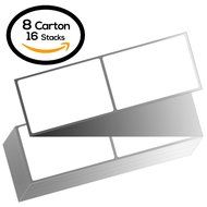 4 x 6 Fanfold Zebra Compatible Direct Thermal Labels (8 Cartons) for Zebra Printer GC420d GC420t GK420d GK420t...