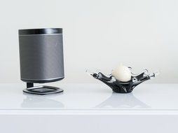 Flexson Desk Stand for SONOS PLAY:1 Speakers - BLACK - SINGLE N6