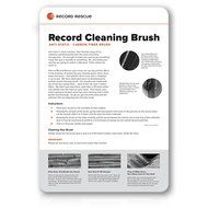Record Cleaning Brush - (Red) Vinyl Record Rescue N3