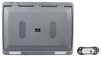 Rockville RVM18FD-BK 18&quot; TFT Black Flip Down Car Monitor w/ USB/SD/Video Games N49
