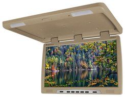 Rockville RVM18FD-BK 18&quot; TFT Black Flip Down Car Monitor w/ USB/SD/Video Games N51