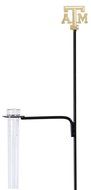 Henson Metal Works 3700-27 Texas A and M University Collegiate Logo Rain Gauge