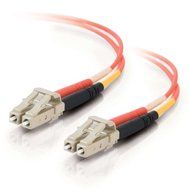 C2G / Cables to Go 36432 LC/LC LSZH Duplex 62.5/125 Multimode Fiber Patch Cable (2 Meters, Orange) N2