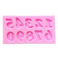 Wocuz W0112 Large Numbers Silicone Mold Chocolate Fondant Mold Cake Decoration N6