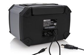 Fisher Waterproof Wireless Stereo Boombox, Bluetooth Enabled, Built-In Microphone, Shockproof and Dustproof Ultra-Portable... N14